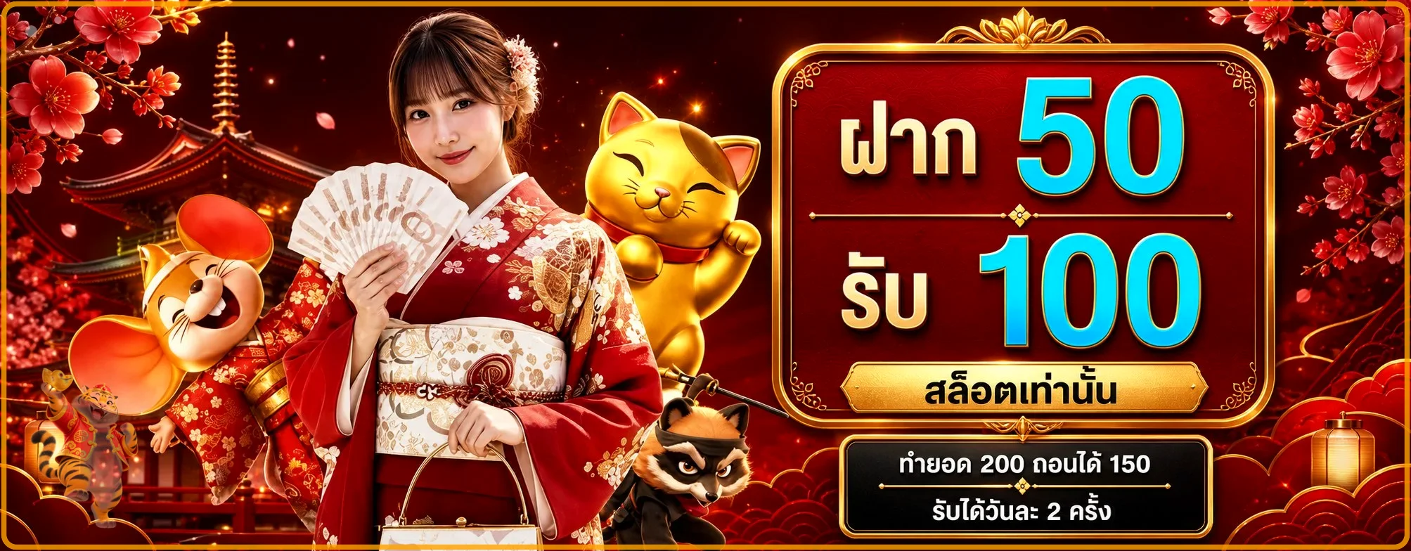 โปรโมชั่นฝากรับโบนัส KATANA899 พร้อม Fortune Tiger